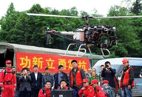 無人機擔地震救援大任