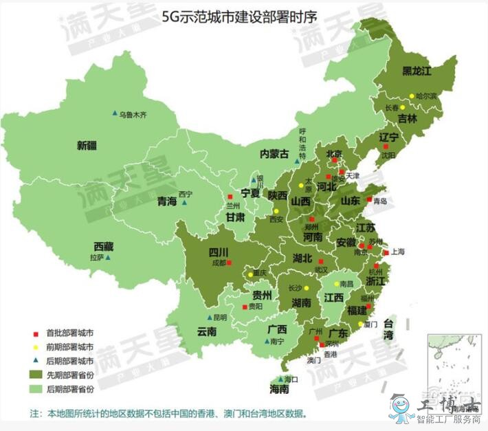5G移動通信大發展，中國5G勢力最強18城排名出爐！