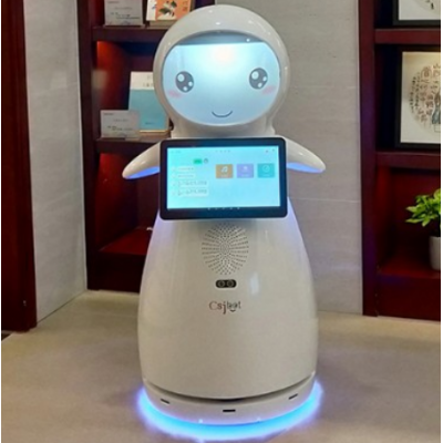 小雪迎賓接待機器人